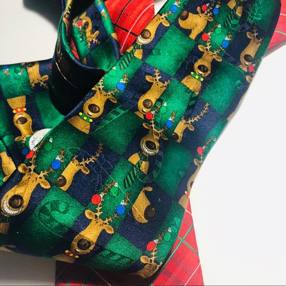 Lot of 2 Christmas neck ties - Picture 3 of 7